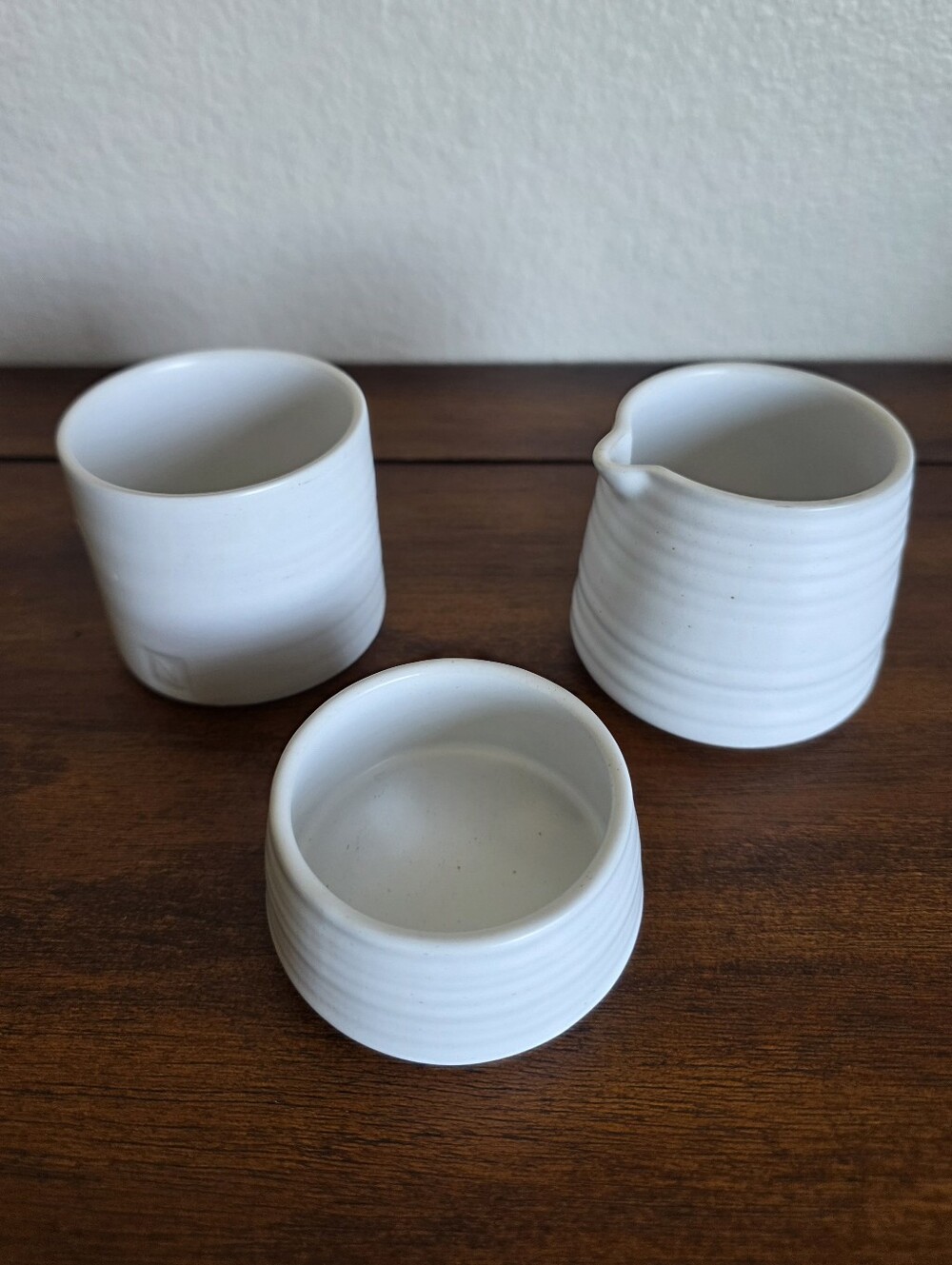 Nespresso Collection Creamer Pitcher, Sugar Bowl & Tealight Candle Holder NEW